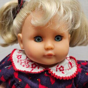 Max Zapf Creations Christine Colette Rare Blond Blue Eye Germany Doll 1986 80s